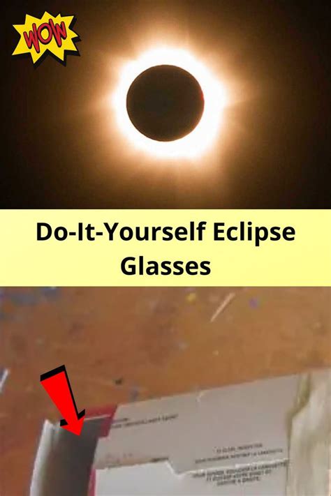 Do-It-Yourself Eclipse Glasses Diy Crafts Room Decor, Fun Diy Crafts, Paper Crafts, Family ...