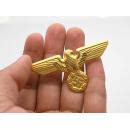 NSDAP Cap Eagle in Gold_Cap Badges_WW2 German Caps_WW2 German Militaria_