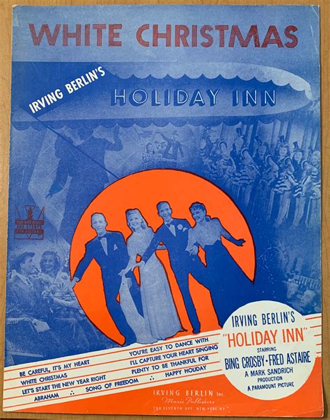 White Christmas, Irving Berlin 1942 Vintage Sheet Music - A&R ...