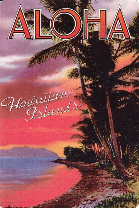 Pin by Florence Young on Hawaii aesthetics | Hawaii postcard, Vintage hawaii poster, Vintage ...