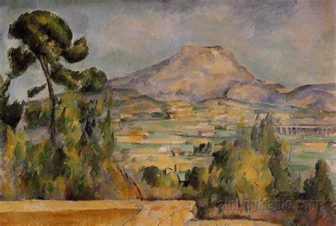 Mont Sainte-Victoire 1890 - Paul Cezanne Paintings