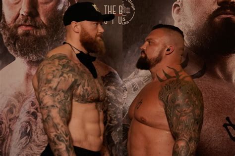 Photos: Thor Bjornsson, Eddie Hall - Set For Grudge Match Clash - Boxing News