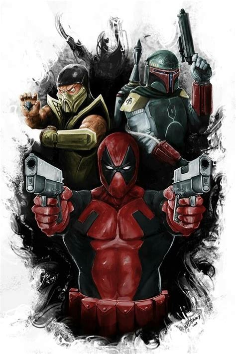 #Deadpool #Fan #Art. (Marvel star wars mashup) By: Jennifer Tomlin. (THE * 5 * STÅR * ÅWARD * OF ...