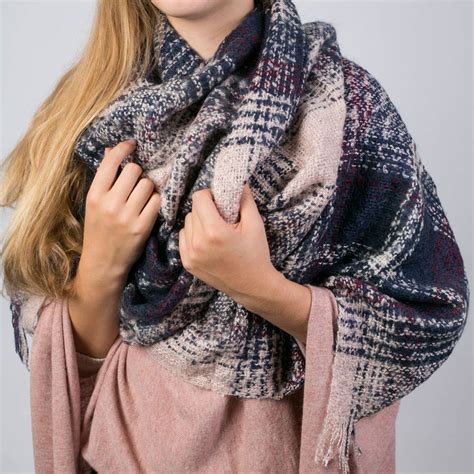 Snugly Soft Blanket Scarf By Lovethelinks | notonthehighstreet.com