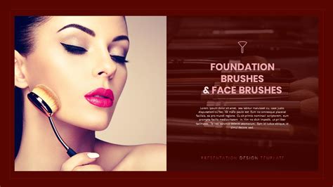 Beauty Makeup Google Slides Presentation Templates
