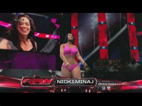 WWE 2K15 - Nicki Minaj on RAW! - Funny Moments Ep. 11 - YouTube