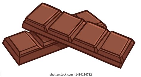 Two chocolate bars vector clip art.ai