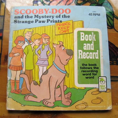 Scooby Doo Mystery 45 RPM Read Along Book and Record | Scooby doo mystery, Scooby doo, Books