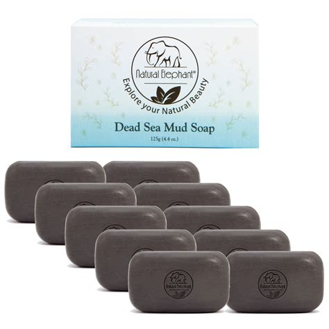 Dead Sea Mud Soap 4.4 oz (125 g) – Natural Elephant