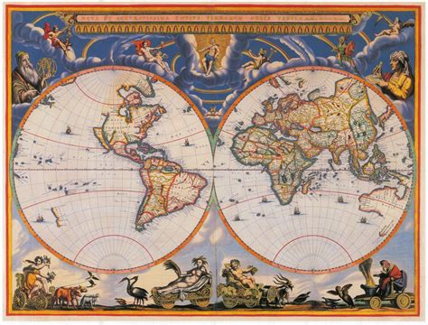 Carte du monde murale, Carte du monde, Art carte