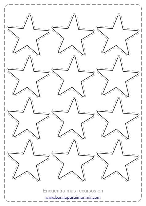 Dibujo De Estrellas Medianas E1554160013371 Estrellas Dibujos De ...