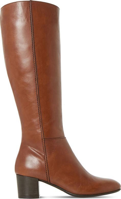 Dune Ladies Tan Classic Tarak Leather Boots in Brown | Lyst UK