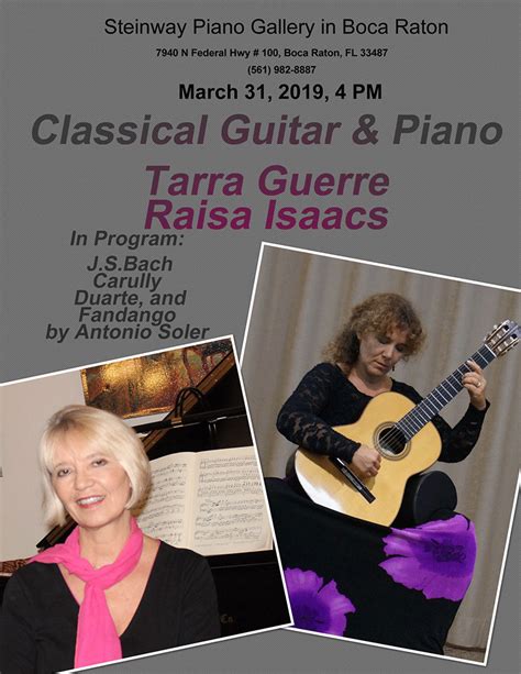 Piano & Classical Guitar Duo recital - WPTA