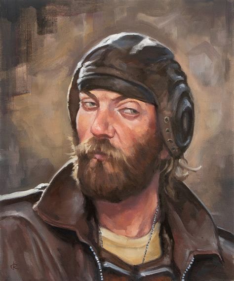 Sgt. Oddball Portrait 18x15 Original Oil Painting - Etsy