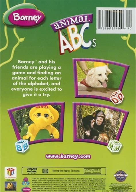 Barney: Animal ABC's (DVD) | DVD Empire