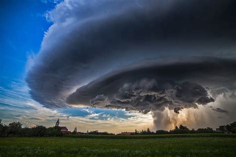 Dangerous Power of Nature : Supercell storm clouds Compilation