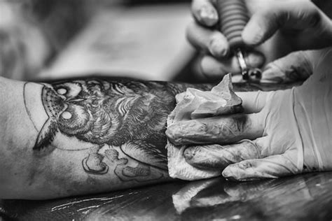 Owl Tattoo in progress | Tattoo artist: ROBERT BORBÁS Dark A… | Flickr