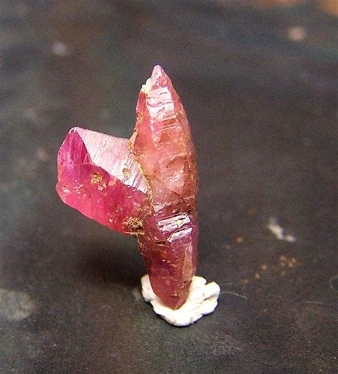 Pink Sapphire - Genuine Natural Sapphire crystal cluster - Corundum ...