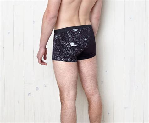 Glow-in-the-Dark Galaxy Underwear | DudeIWantThat.com