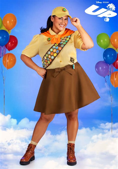 Women's Plus Size Disney and Pixar Wilderness Explorer UP Costume