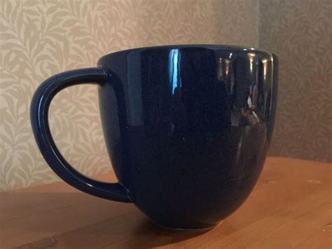 Crate & Barrel COAST Cobalt Blue Coffee Mug Discontinued and NICE # ...