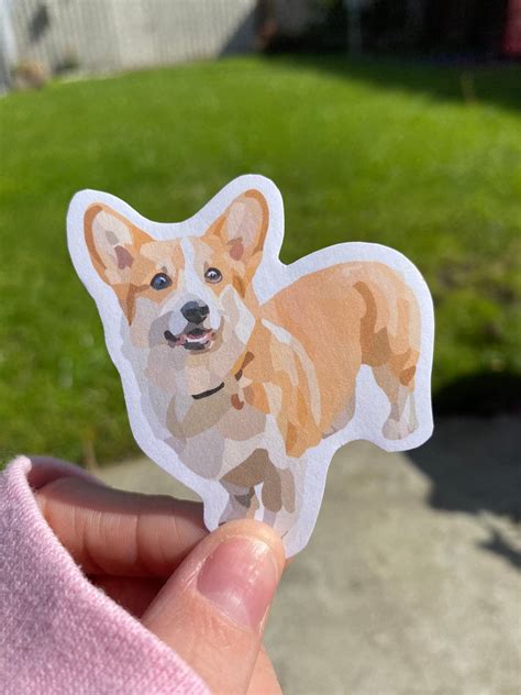 Corgi sticker corgi stickers corgi corgis dog stickers | Etsy