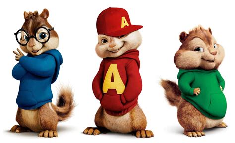 Download Alvin and the Chipmunks singing and dancing. | Wallpapers.com