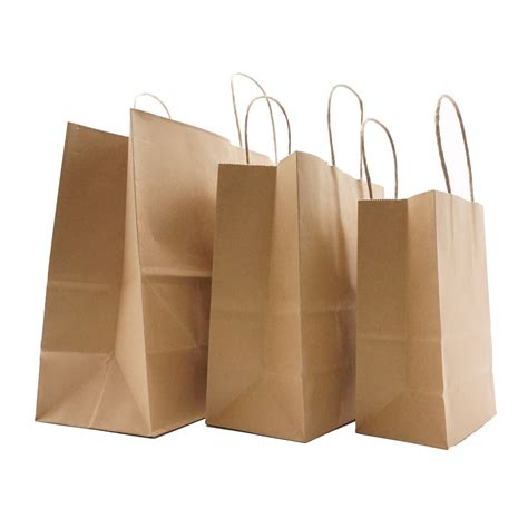 Brown Paper Grocery Bags With Handles | IUCN Water