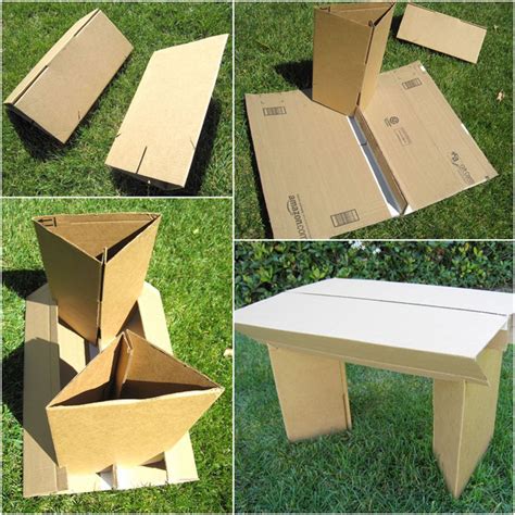 How to Make Furniture With Cardboard and Duct Tape | Cardboard furniture, Upcycled cardboard ...