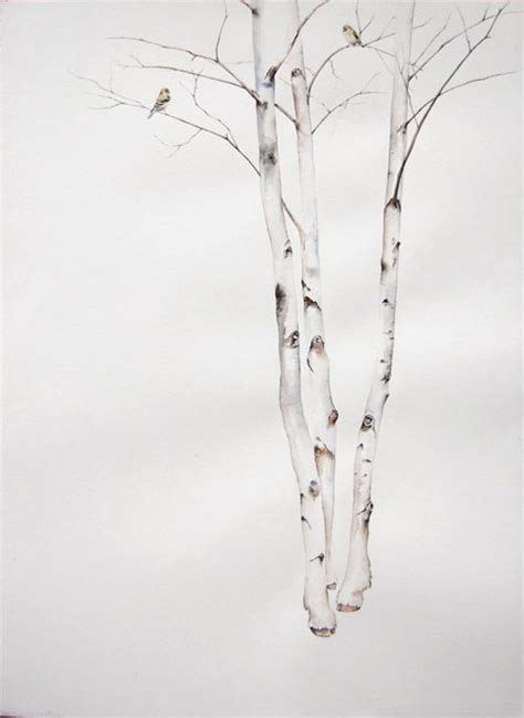 Birch Tree Sketch at PaintingValley.com | Explore collection of Birch ...