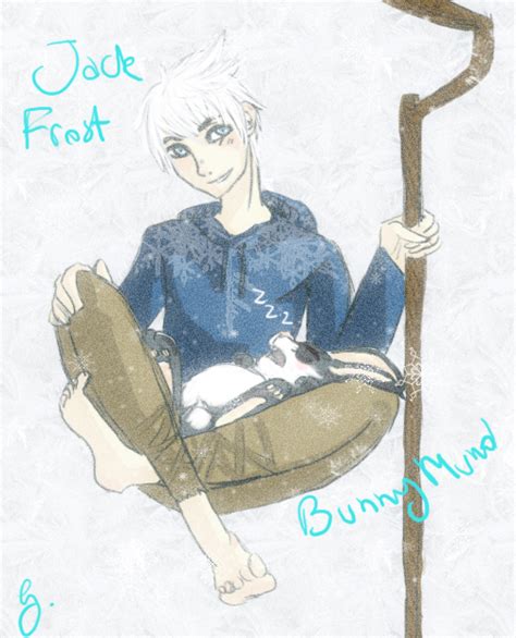 Jack Frost and little Bunnymund by YourBocchan on DeviantArt