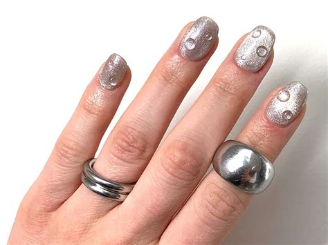 Dewdrop Nails Are the Coolest 3D Mani Trend of Year—Here Are Some of Our Faves