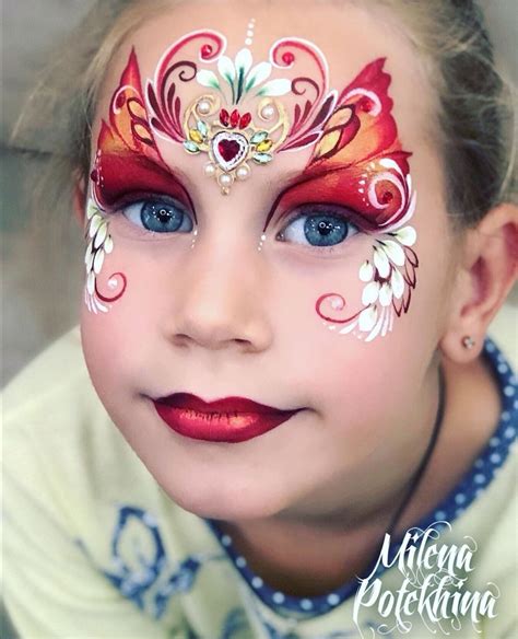 Princess Face Painting, Girl Face Painting, Face Painting Easy, Face Painting Designs, Art ...