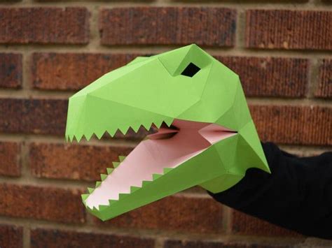 Make your own hand puppets from the jurassic era! These velociraptor ...