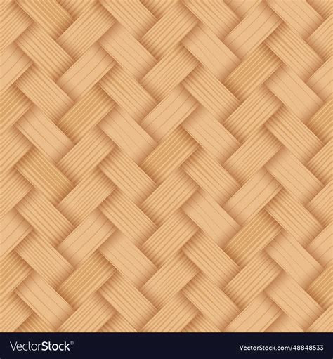 Bamboo woven pattern Royalty Free Vector Image