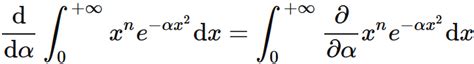 Gaussian Integral (formula and proof) - SEMATH INFO