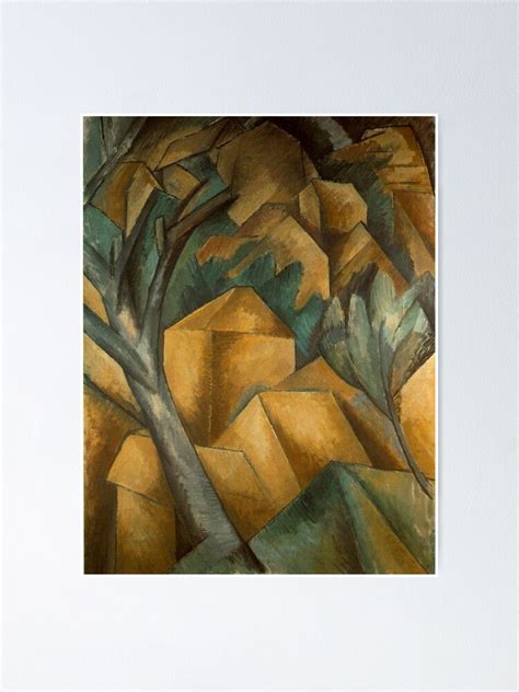 "Houses at l'Estaque- Georges Braque" Poster for Sale by LexBauer | Redbubble