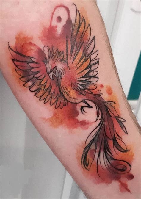 40+ Watercolor Phoenix Tattoo Ideas | Phoenix tattoo, Phoenix tattoo ...