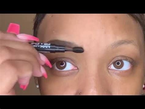 QUICK NYX FILL AND FLUFF EYEBROW PENCIL TUTORIAL | Eyebrow pencil tutorial, Eyebrow pencil, Nyx ...