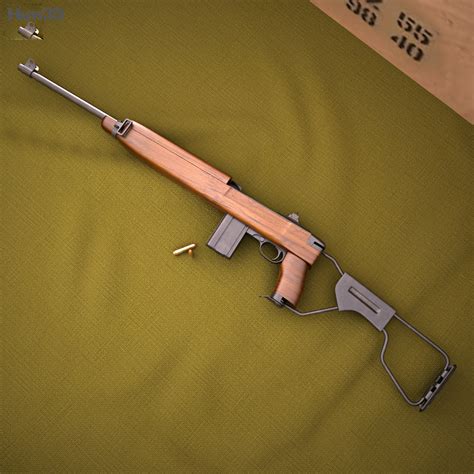 Inland M1A1 Carbine Modelo 3D - Baixar Espingarda no 3DModels.org