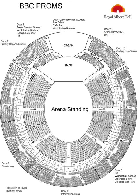 8 Images Royal Albert Hall Seating Chart And View - Alqu Blog