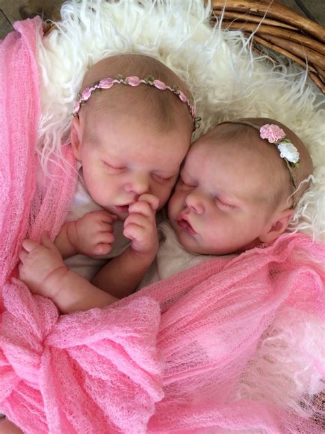 Twin A Twin B Bonnie Brown reborn doll. Created by Mary Anderson Dolls ...