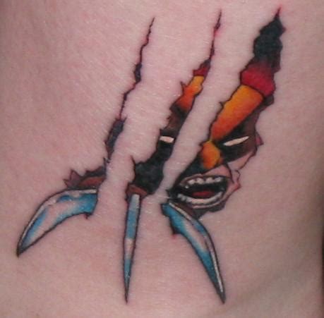 Design Tattoo Wolverine