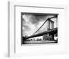 'Manhattan Bridge of Brooklyn Park, Black and White Photography, Manhattan, New York, United ...