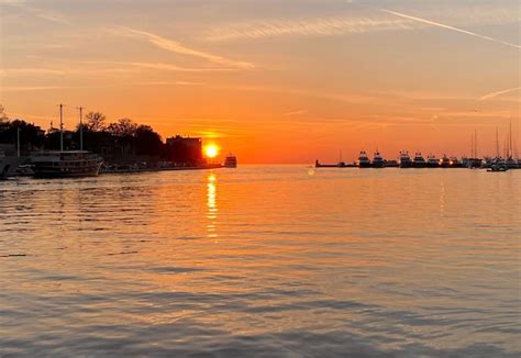 Premium Photo | Sunset view in zadar