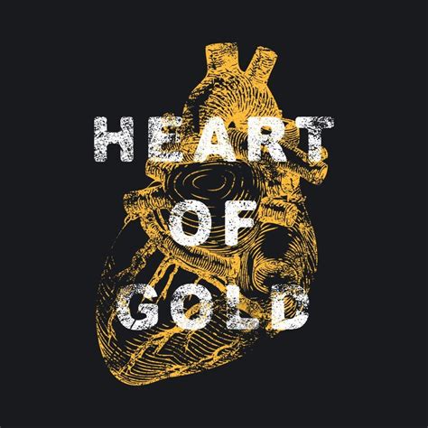 "Heart of Gold" design, sold by Passenger Project to benefit the American Heart Association ...