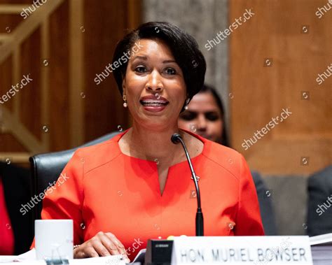 Muriel Bowser Mayor District Columbia Hearing Editorial Stock Photo - Stock Image | Shutterstock