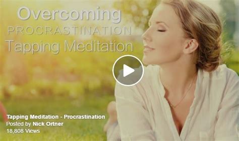 Free Tapping Meditation for Procrastination - The Tapping Solution ...