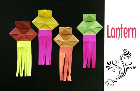 Easy & Simple Origami Lantern 🏮 for Diwali | Christmas | Eid - DIY ...