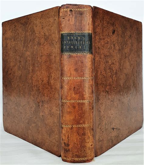 Thomas Reid - Essays on the Intellectual Powers of Man, 1785 - Rudi Thoemmes Rare Books